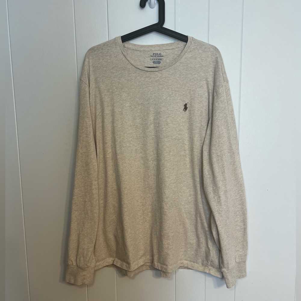 Polo Ralph Lauren, long sleeve gray‎ T-shirt, size XL